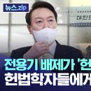 전용기 배제가 '헌법수호' 일환? 헌법학자들에게 물었더니.. 이미지