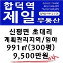 당진 신평면 초대리 계획관리지역 임야 991㎡ / 9,500만원 이미지