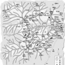 울산 영축산 문수산 남암산 등산지도 이미지