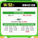 일부 노선 운행계통이 조정, 14번, 52번 이미지