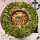 화산중앙로 | 대전 대흥동 맛집 화산샤브칼국수 미나리샤브 솔직후기
