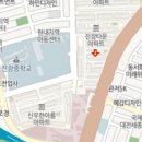 진잠타운 아파트 버스정류장 이미지