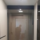 ​구미 송정 범양레우스 센트럴포레 아파트 스마트한 원슬라이딩 자동 현관 중문 시공 후기( 이원 중문 )