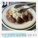 트리플에이커피일산MBC점 | 일산 브런치 카페 늘상웨돔에서 슈바인학센 먹다