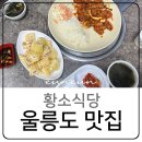 황소식당 | 울릉도맛집 오징어튀김 명이나물 김밥 황소식당 솔직후기