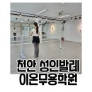 천안 발레학원 이온 무용학원 성인발레 수업 후기