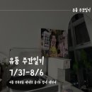 [유둥 주간일기] 7/31-8/6 여름을 여름답게 즐기기
