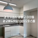 광교 에듀하임 | 수원 광교에듀하임오피스텔 현관 방문 주방 집전체 인테리어필름시공