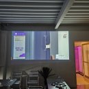 파주 카페 겸 레스토랑 매장 홍보용 4000안시 FHD 빔프로젝터 엡손 EB-992F 설치 후기