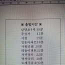 인천 영흥도 버스시간표 이미지