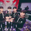 이번 시즌 트로피를 들어올린 LCK 구단들 이미지