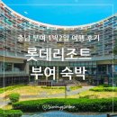 우리들 | 롯데아울렛이 있는 충남 부여 롯데리조트 1박2일 숙박 후기