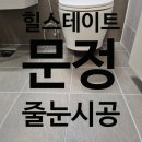 힐스테이트 이편한세상 문정 줄눈시공 후기