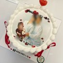 부산 포토케이크 베리베리케이크 결혼기념일 주문제작 케익