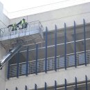 20250401-프로야구 NC파크 시설물 낙하 사망사고 현장과 안전 점검 이미지