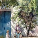 풍경수채화 이미지