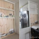 [주방셀프인테리어]냉장고 가벽 & 김치냉장고 가리개 원목 패널로 재리폼하기!! 이미지