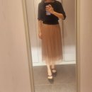 (주)위드블랙 | 으네)위드위트 샤스커트 모카, 스퀘어넥 7부니트 블랙, 툭툭숏츠 블랙 후기