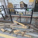 CU 원주단계한남점 | 상가 앞 낡은 방부목 데크 철거 비용