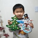 어린이 보석십자수 6살 도전! 케이엠엘리 크리스마스 보석십자수