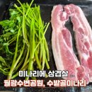 월광공원 | 대구 달서구 도원동 미나리 삼겹살 맛집, 월광수변공원 맛집 수밭골미나리 후기