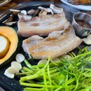 곰솔 | 부산 미나리삼겹살 철마 곰솔농원 흑돼지 오겹살 표고버섯 기장 맛집