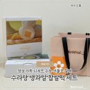생샤인머스켓과 생망고가 들어가 있는 찹쌀떡, 수능선물로 최고 마켓로드 수라당 생과일 찹쌀떡 세트