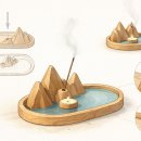 원목 향초 받침 / 인센스 홀더 이미지