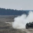 폴란드 대통령까지 참관, K2 흑표전차의 첫 실사격 훈련 영상 이미지