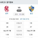 2023년 7월2일(일) 울산현대 VS 광주FC 광주 축구 전용구장 경기일정 이미지