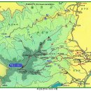 울진 백암산 등산지도(경북 울진, 영양) 이미지