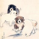 에도시대 일본인이 그린 강아지들 이미지