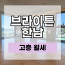 청담갤러리세탁 | 브라이튼한남 월세매물｜고층 C타입 24평 스위트룸 구조
