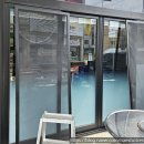 (주)이마트 안성점 | (안성 방충망) 석정동 삼겹살 가게 무턱이 롤 방충망 + 블랙스텐 방충망 시공