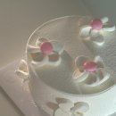 마시멜로 꽃 케이크 이미지