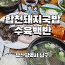합천삼성병원 앞 | 부산 용호동 합천국밥집 수육백반 후기 미슐랭 돼지국밥 맛집