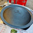 두툼이生삼겹살 | 신중동 맛집 고기집 3인분 한 판에 3만원 가성비 최고 골목솥뚜껑삼겹살