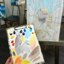 수미술학원 | 성인취미 미술학원 후기, 낙성대취미미술 퇴근후미술원 유화그리기