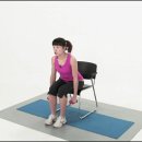 다이어트운동 - 의자를 활용한 상체 다이어트 운동 이미지