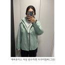 그린에버 | [후기]에버유어스 여성 방수자켓 아우터점퍼(그린), 여성 간절기 바람막이 추천!