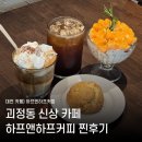 그릭볼 | 괴정동 카페 하프앤하프커피 카라향 그릭볼 플랫슈페너 솔직후기