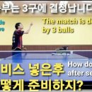 포핸드 횡서브 넣은후 준비자세 및 위치! Ready posture and position after inserting forehand 이미지