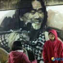 김광석길 벽화 이미지