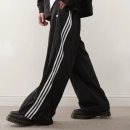 1692 | 아디다스 아딜레늄 3 오버사이즈 SST 트랙 우븐 와이드 팬츠 블랙 JX1692 구매 후기, 사이즈 팁