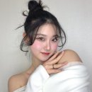 4798 | 아뜨랑스 기모 샤 오프숄더 긴팔 티셔츠 입고 압화 촬영