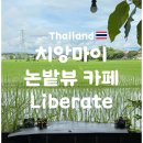 논밭에 | 치앙마이 논밭뷰 카페 Liberate 방문후기