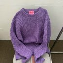 큐트핏 | 컬러감이 예쁜 쉬이즈큐트 베리스웨터(Berry sweater) 퍼플 컬러 내돈내산 후기 💜