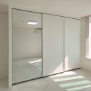 건영오토 | 일산 탄현 건영캐스빌 | 안방 화이트 슬라이드 붙박이장 시공 후기