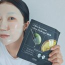 결 하우스 올리브앤 레몬 하이드로겔 마스크팩 올레팩 결광케어 오일스킨케어 사용후기