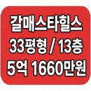 갈매공인중개사사무소 | 갈매스타힐스 아파트 경매 구리시 갈매동 33평형 5억 1660만원
